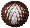 (image for) 8 Inch Puff Ball Brown and White (12 pcs)