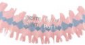(image for) 12 Foot Pink Spider Fringe Garland (12 pcs)
