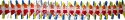 (image for) 12 Foot Tissue Paper Spider Garland (Back to School) (12 pcs)