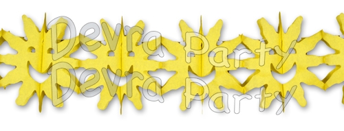 12 Foot Tissue Paper Sun Garland Decoration (6 pcs) - Click Image to Close