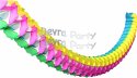 (image for) Multi Rainbow 12 Foot Oval Garland Decoration (12 pieces)