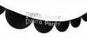 (image for) Black 10 Foot Bunting Fan Garland (12 pcs)