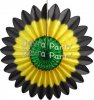 (image for) Jamaican Fanburst Party Decoration (12 pcs)