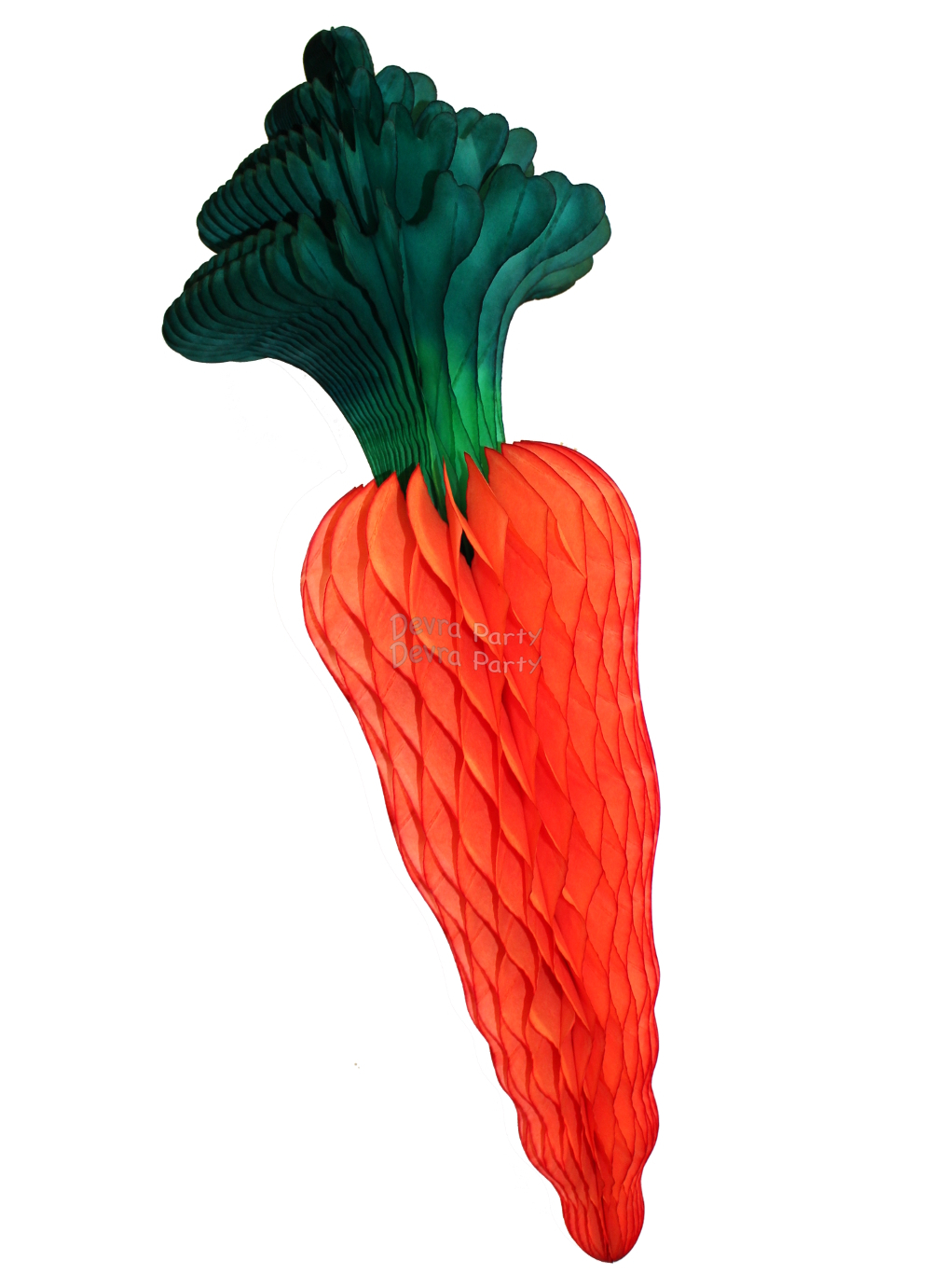 (image for) Large 18 Inch Honeycomb Carrot Decoration (6 pcs)