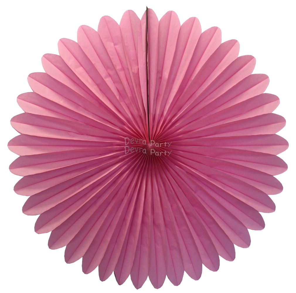 (image for) 27 Inch Deluxe Fan Dusty Rose (12 pcs)
