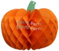 (image for) Tissue Paper Pumpkin Decoration, 10 Inch, Orange (12 pcs)