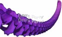 (image for) 12 Foot Purple Oval Garland (12 pcs)