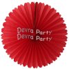 (image for) 13 Inch Fan Decorations Red (12 PCS)