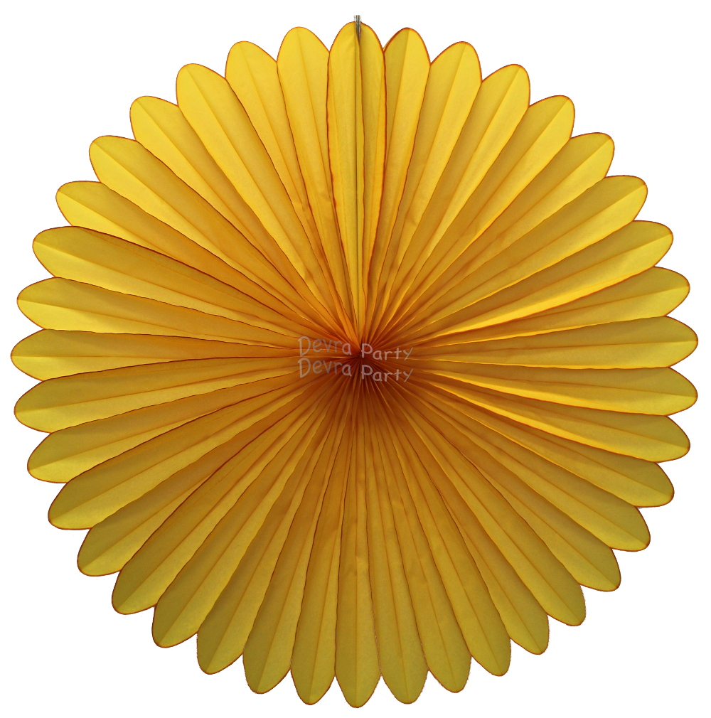 (image for) 27 Inch Deluxe Fan Gold (12 pcs)