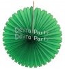 (image for) 13 Inch Fan Decorations Dark Green (12 PCS)