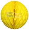 (image for) Yellow Tissue Paper Ball (12 pcs)