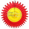 (image for) Red Yellow 18 Inch Fan Decoration (12 pcs)