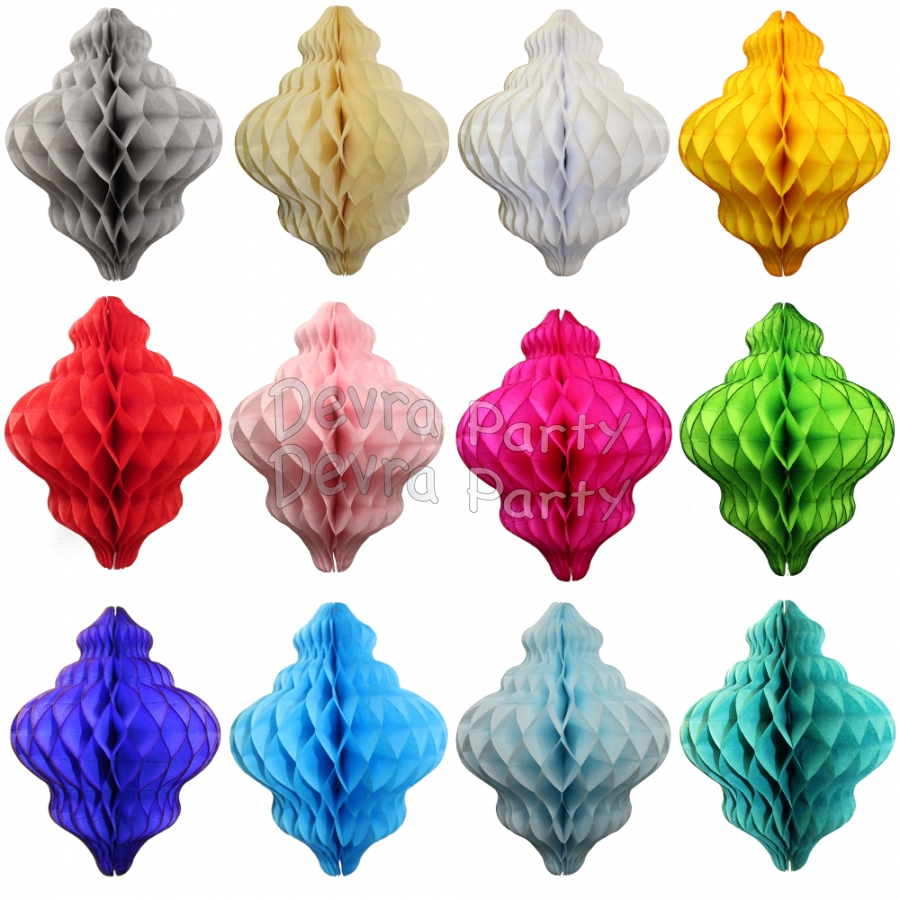 11 Inch Honeycomb Lantern Decoration (12 pcs) - Click Image to Close