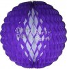 (image for) 14 Inch Puff Ball Purple and White (12 pcs)