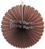 (image for) 13 Inch Fan Decorations Brown (12 PCS)