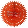 (image for) 21 Inch Tissue Fan Orange (12 pcs)