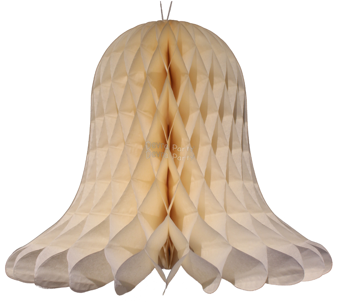 (image for) Ivory Honeycomb Bell - Classic Ivory (12 Pieces)