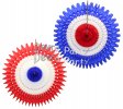 (image for) 21 Inch Tissue Fan Patriotic Theme (12 pcs)