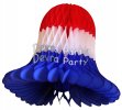 (image for) 11 Inch Patriotic Tissue Bell (12 pcs)