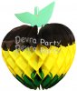 (image for) Jamaican Honeycomb Paper Apple Decoration, 7 Inch (12 pcs)