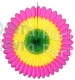 27 Inch Deluxe Fan Cerise Yellow Green (12 pcs)