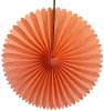 13 Inch Fan Decorations Peach - Classic Pastel (12 PCS)