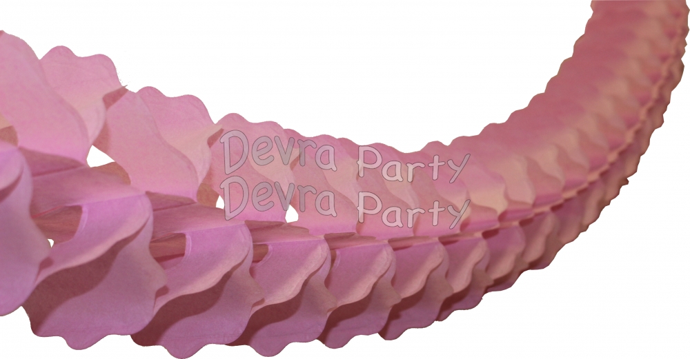 12 Foot Dusty Rose Oval Garland (12 pcs) - Click Image to Close