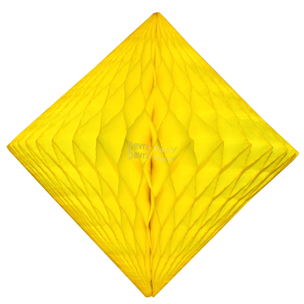 (image for) Yellow Hanging Diamond Decoration (12 pcs)