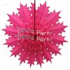 19 Inch Tissue Paper Snowflake Cerise (12 Pieces) (image for) 19 Inch Tissue Paper Snowflake Cerise (12 Pieces)