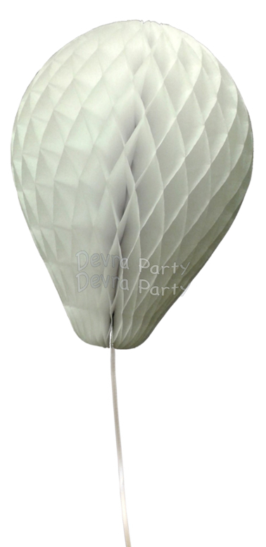 (image for) 11 Inch White Honeycomb Balloon Decoration (12 pieces)