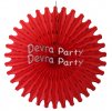 (image for) Red 18 Inch Tissue Paper Fan (12 Pieces)