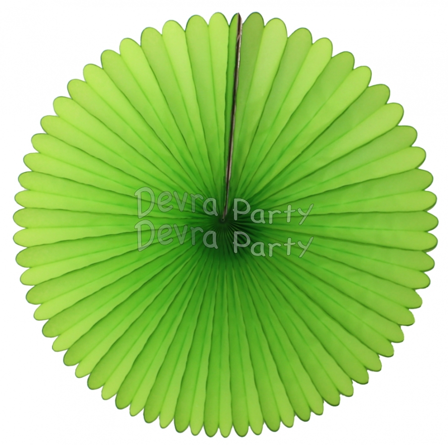 13 Inch Fan Lime Green Decorations (12 PCS) - Click Image to Close