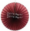 (image for) 13 Inch Fan Decorations Maroon (12 PCS)