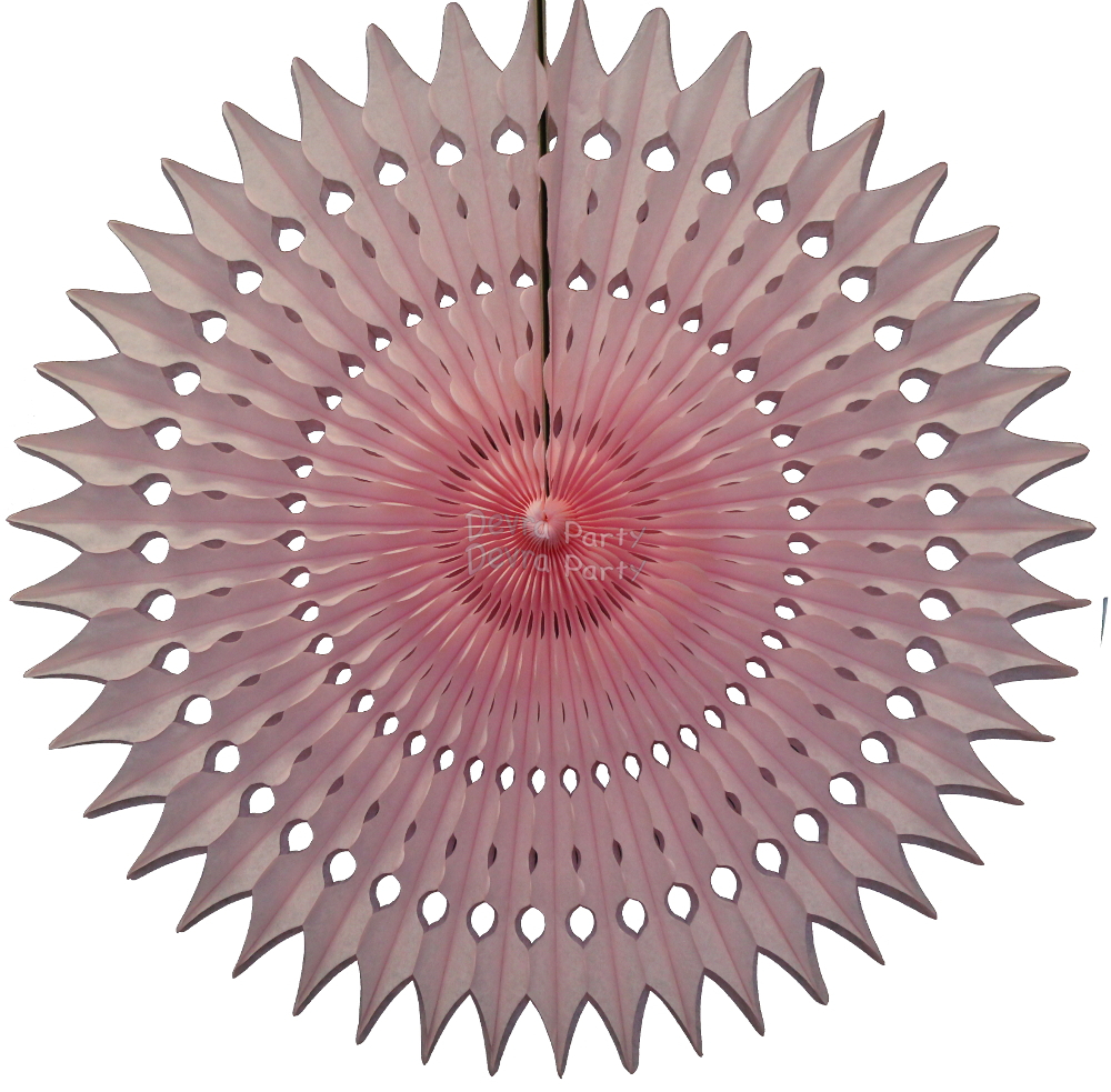 (image for) 21 Inch Tissue Fan Pink (12 pcs)