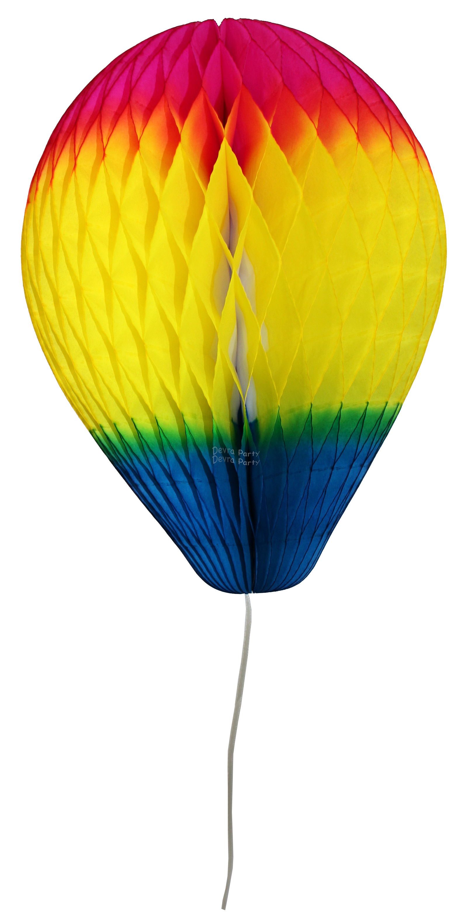 (image for) 11 Inch Multi Colored Honeycomb Balloon Decoration (12 pieces)