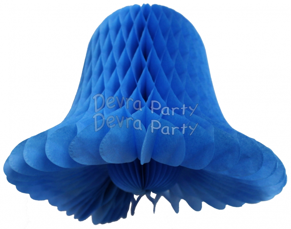 Turquoise Honeycomb Bell (12 Pieces) - Click Image to Close