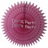 (image for) 21 Inch Tissue Fan Dusty Rose (12 pcs)