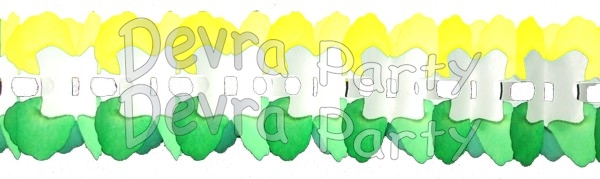 12 Foot Spring Cross Garland Decoration (12 pcs) - Click Image to Close