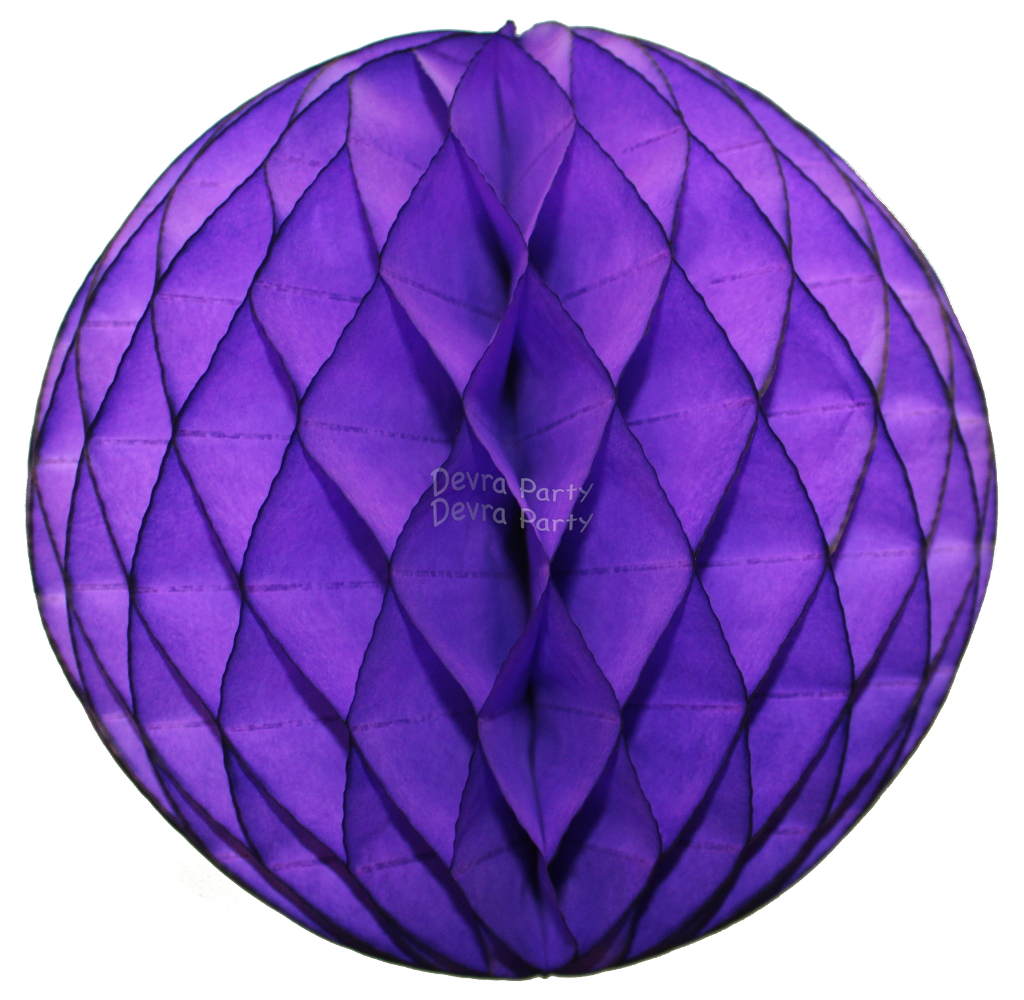 (image for) Purple Tissue Paper Ball (12 pcs)