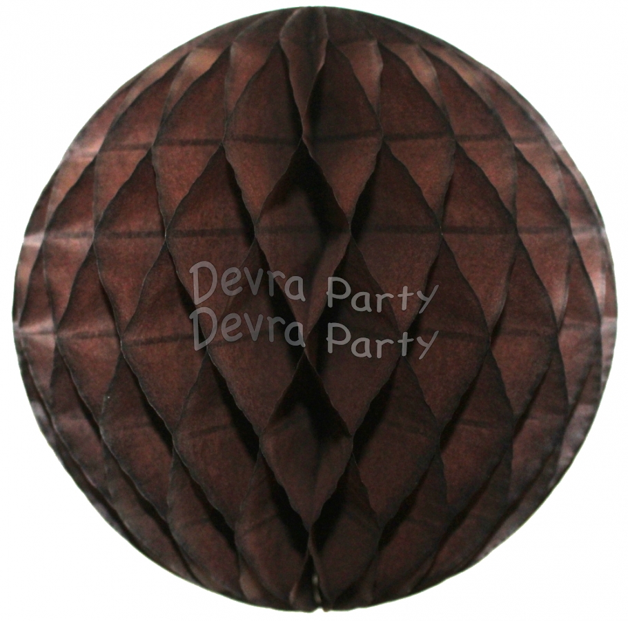 Brown Tissue Paper Ball (12 pcs) - Click Image to Close
