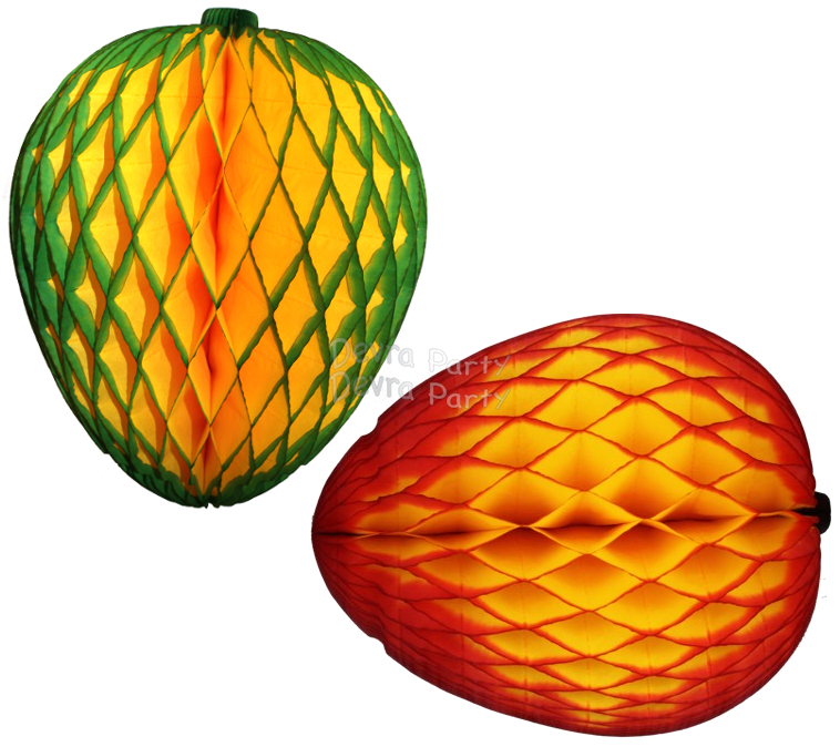 (image for) Honeycomb Mango Decoration, 14 Inch (12 pcs)