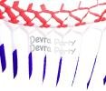 (image for) Patriotic Red, White, Blue Streamer Garland Decoration (12 pcs)