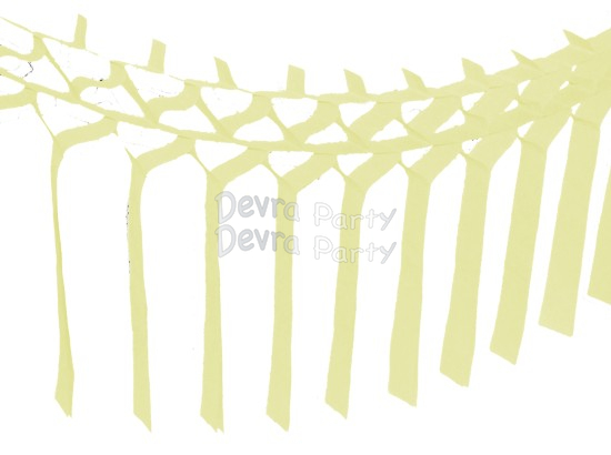 (image for) Ivory Streamer Garland Decoration (12 pcs)