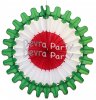 (image for) 27 Inch Honeycomb Tissue Paper Christmas Bell Fan (12 pcs)