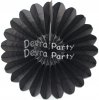 (image for) Tissue Fanburst Decoration Black (12 pcs)