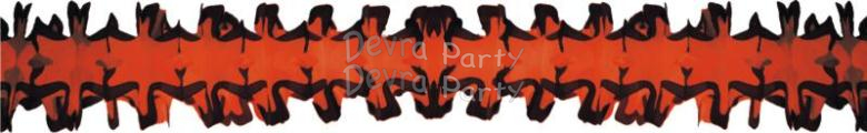 (image for) 12 Foot Halloween Spider Garland (12 pcs)