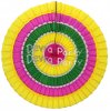 (image for) 16 Inch Tissue Paper Striped Fan Spring (12 pcs)