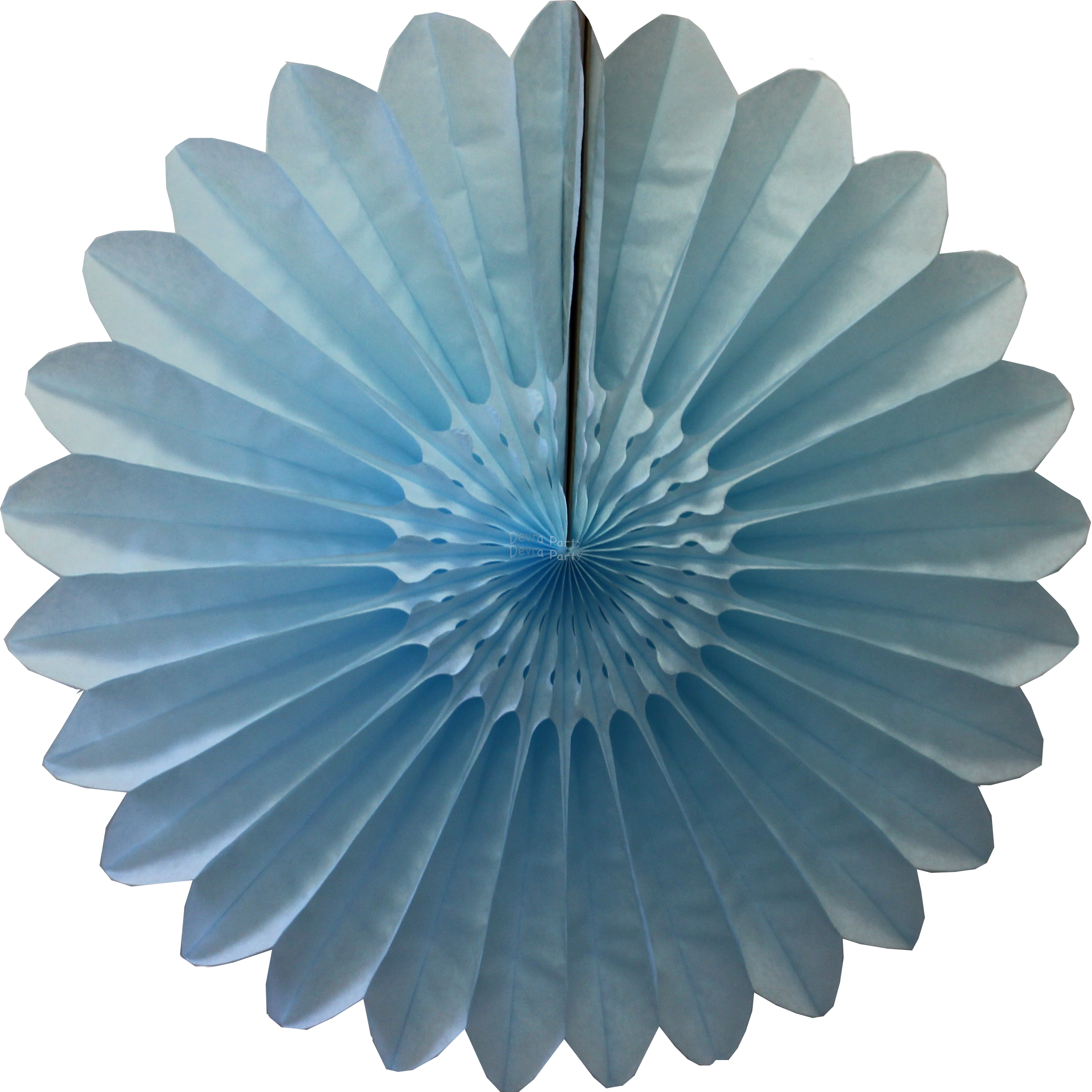 (image for) Fanburst Decoration Light Blue (12 pcs)