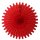 Red 18 Inch Tissue Paper Fan (12 Pieces)