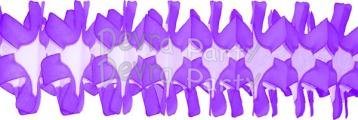 (image for) 12 Foot Purple Spider Fringe Garland (12 pcs)